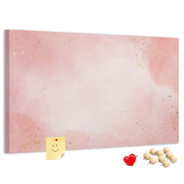 Cork board Pink marble