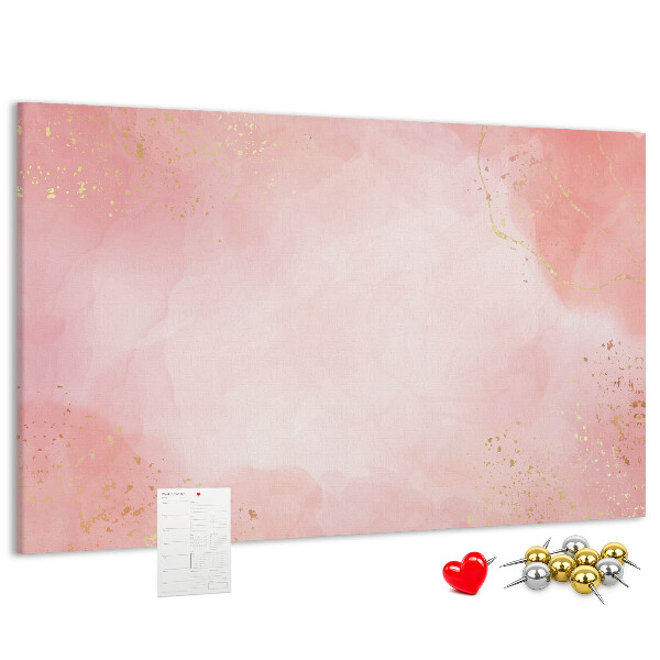 Cork board Pink marble
