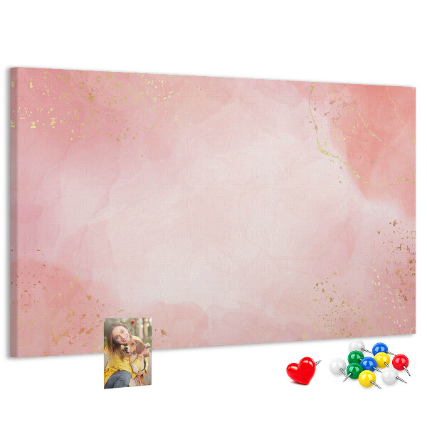 Cork board Pink marble