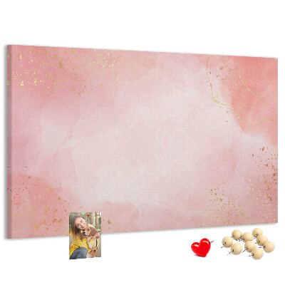 Cork board Pink marble