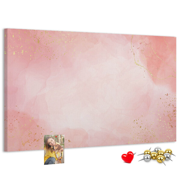 Cork board Pink marble
