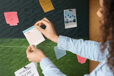 Cork memo board Football pitch