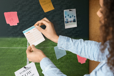 Cork memo board Football pitch