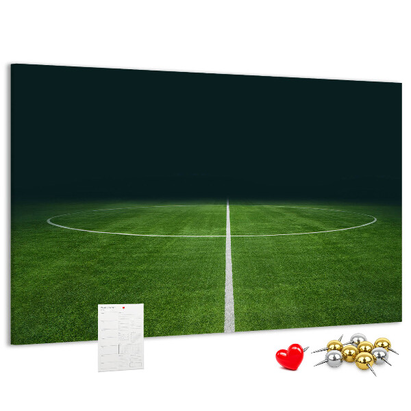 Cork memo board Football pitch