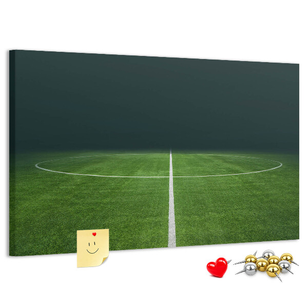 Cork memo board Football pitch