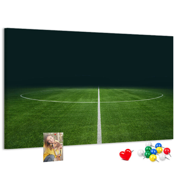 Cork memo board Football pitch
