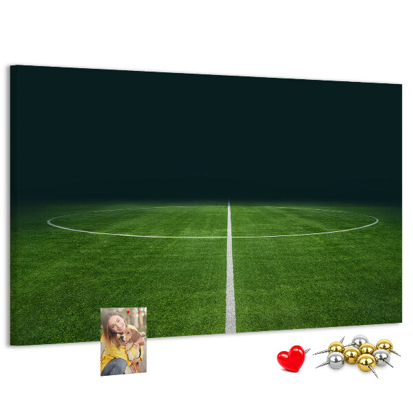 Cork memo board Football pitch