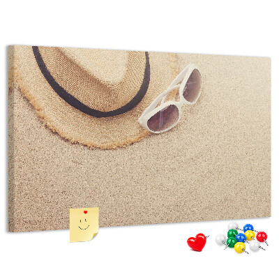 Cork display board Holiday trip