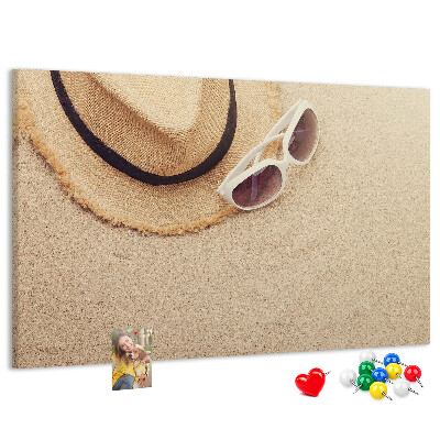 Cork display board Holiday trip