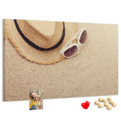 Cork display board Holiday trip