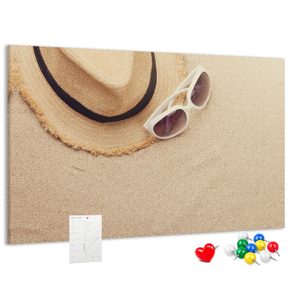 Cork display board Holiday trip