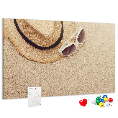 Cork display board Holiday trip