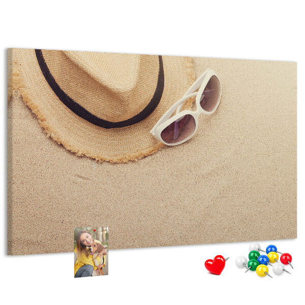 Cork display board Holiday trip