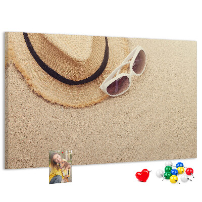 Cork display board Holiday trip