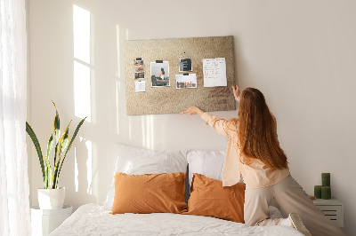 Cork memo board Palm leaves