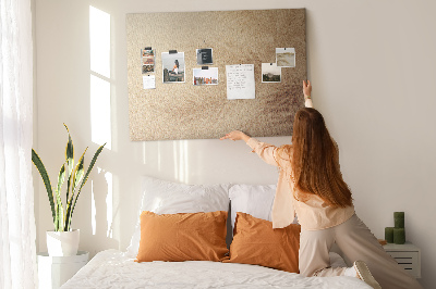 Cork memo board Palm leaves