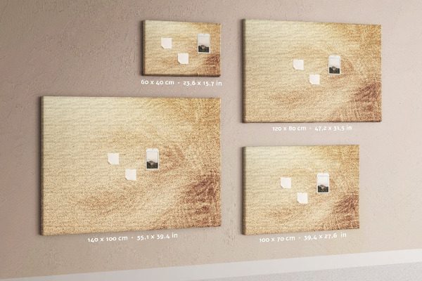 Cork memo board Palm leaves