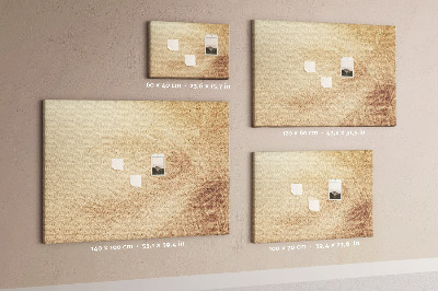 Cork memo board Palm leaves