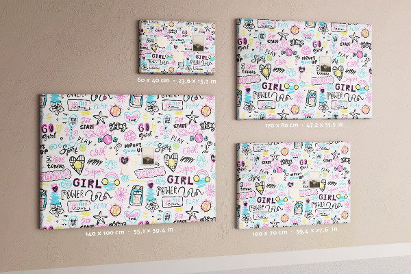 Cork board Doodle pattern