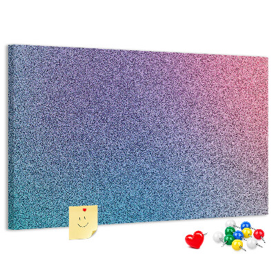 Cork display board Gradient pattern