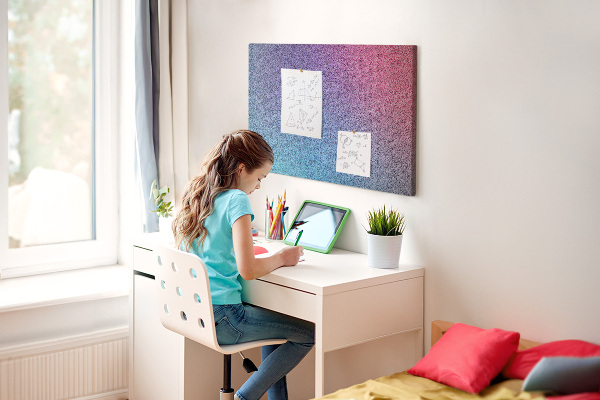 Cork display board Gradient pattern
