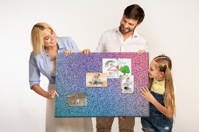 Cork display board Gradient pattern