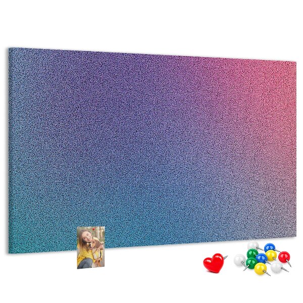 Cork display board Gradient pattern