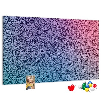 Cork display board Gradient pattern