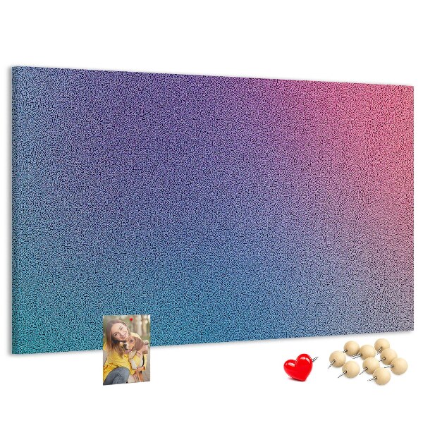 Cork display board Gradient pattern