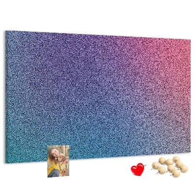 Cork display board Gradient pattern