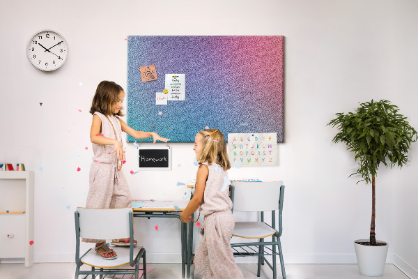 Cork display board Gradient pattern