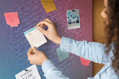 Cork display board Gradient pattern