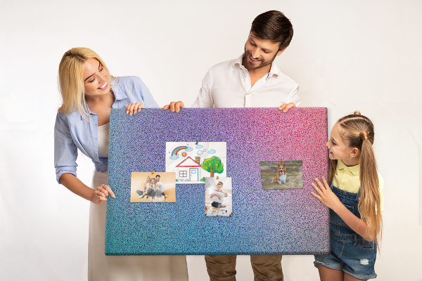 Cork display board Gradient pattern