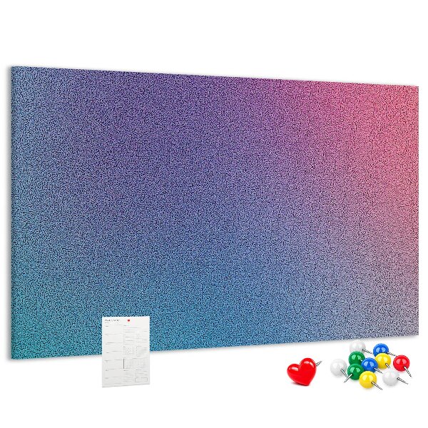 Cork display board Gradient pattern