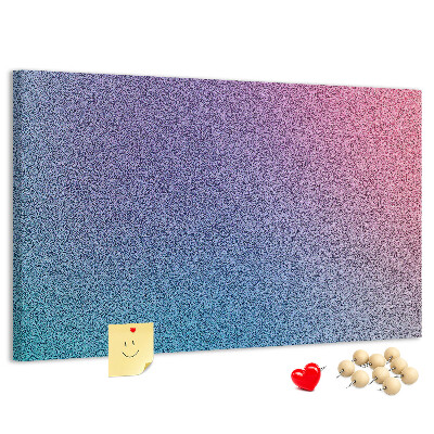 Cork display board Gradient pattern