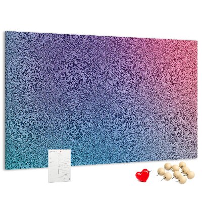 Cork display board Gradient pattern