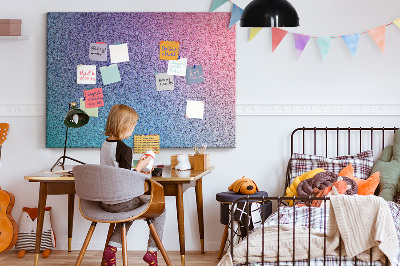 Cork display board Gradient pattern