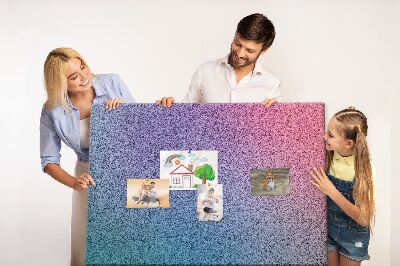 Cork display board Gradient pattern