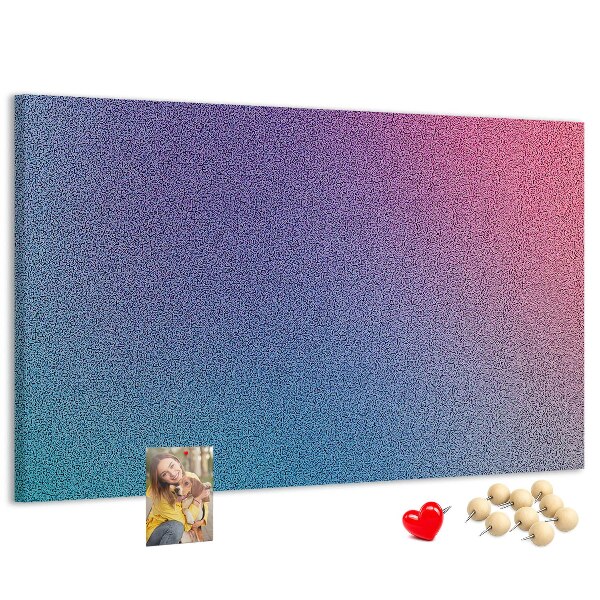 Cork display board Gradient pattern
