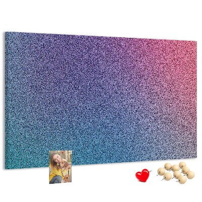 Cork display board Gradient pattern
