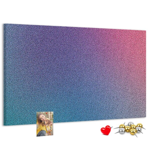 Cork display board Gradient pattern