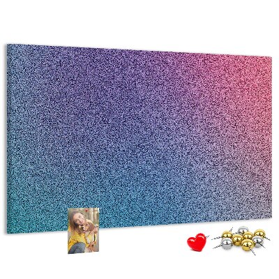 Cork display board Gradient pattern