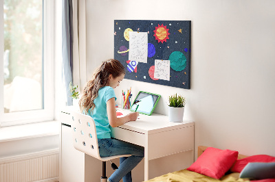 Cork memo board Children's space