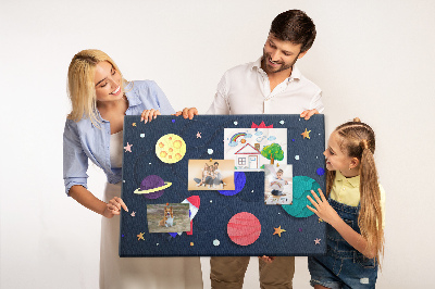 Cork memo board Children's space