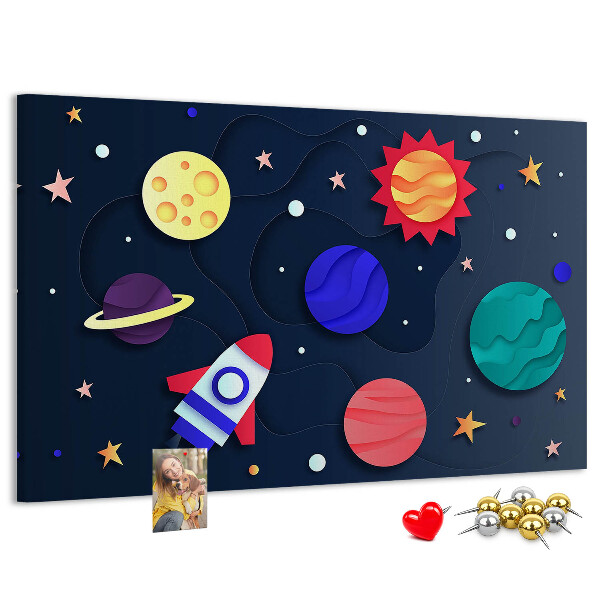 Cork memo board Children's space