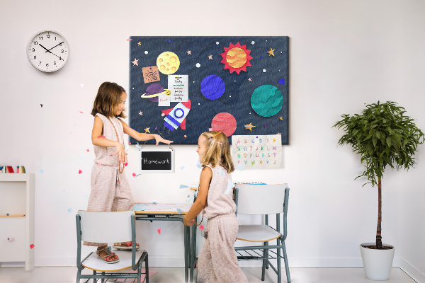 Cork memo board Children's space