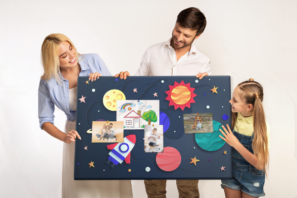 Cork memo board Children's space