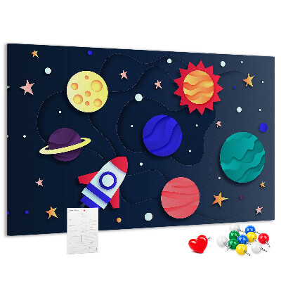 Cork memo board Children's space
