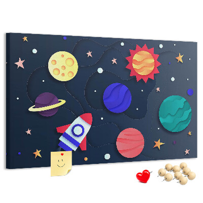 Cork memo board Children's space