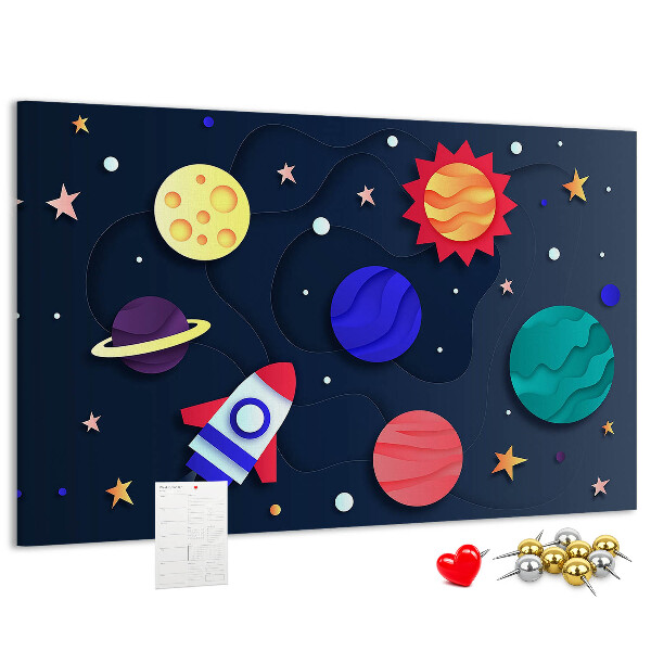 Cork memo board Children's space